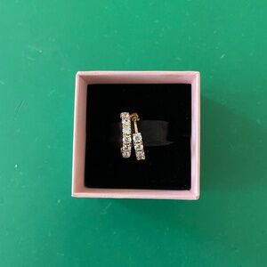 Pandora Sparkling Row Eternity Hoop Earrings